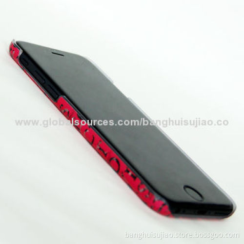 New Simple Style PU Case for iPhone 6, OEM Services and Logo Printing Ways Welcomed